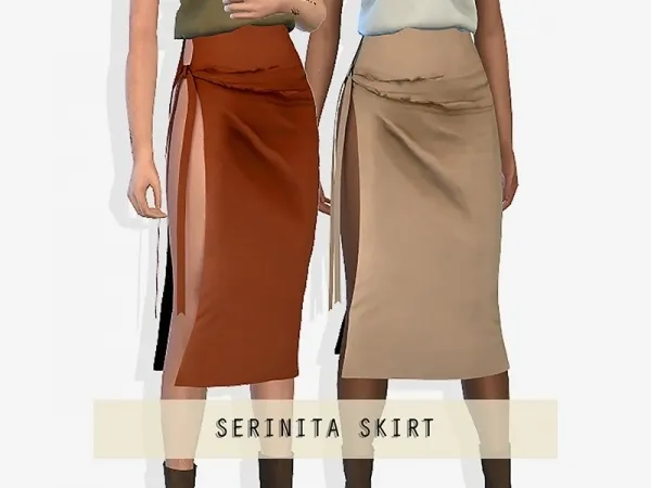 Alpha Serinita Skirt - The Sims 4 Custom Content
