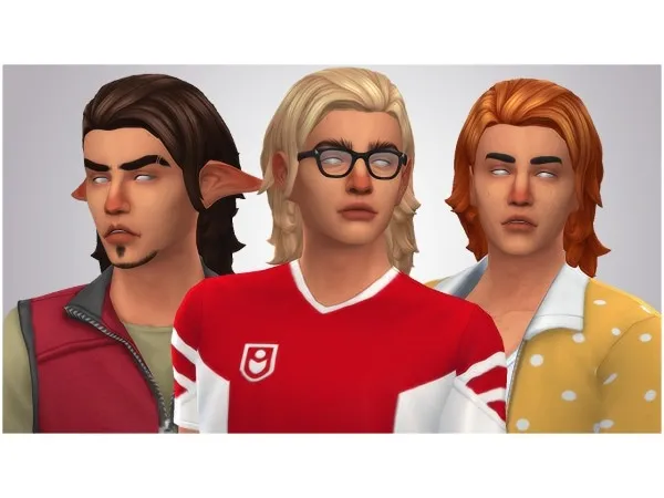 Maxis Match Not so mullet mullet by simsfinds - The Sims 4 Custom Content