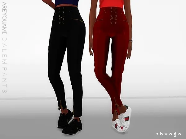 Alpha SHUNGA AYAI Dalem Pants by shunga - The Sims 4 Custom Content