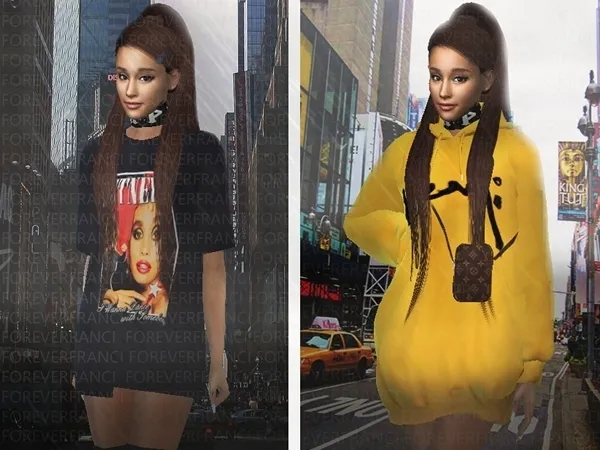 |Ariana Grande|Ts4|Paparazzi Outfit in New York by foreverfranci