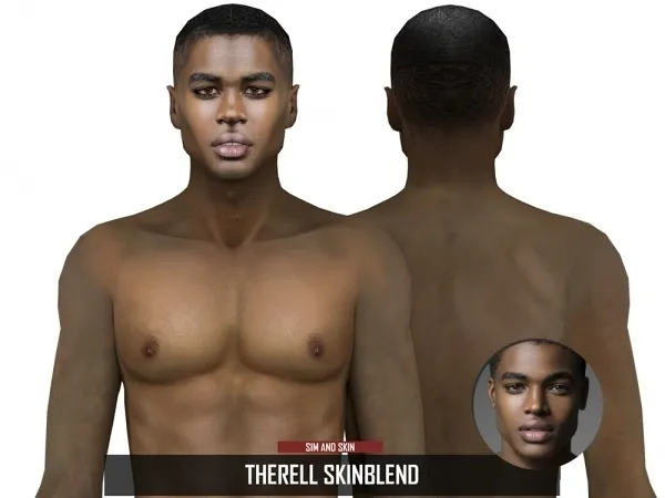 Alpha THERELL SKINBLEND SIM SKIN - The Sims 4 Custom Content