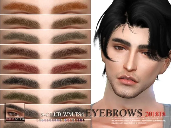 S-Club WM ts4 Eyebrows 201818