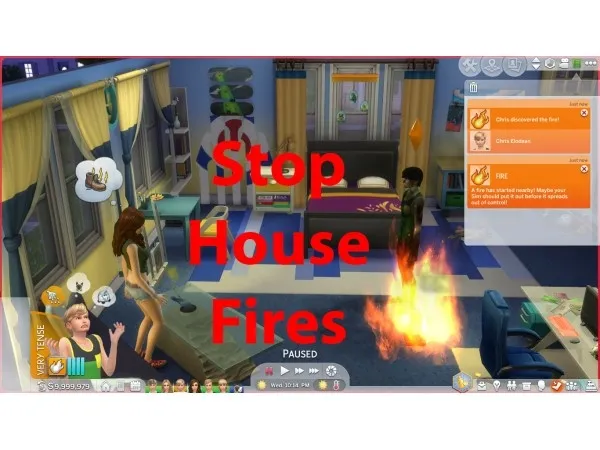 Mix No More House Fires by simsfinds - The Sims 4 Custom Content