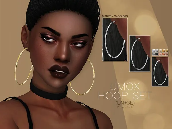 Mix UMOX Hoop Set (Large) - The Sims 4 Custom Content