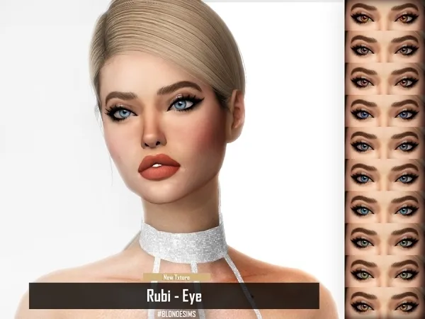 Alpha RUBI EYES by ruchellsims - The Sims 4 Custom Content