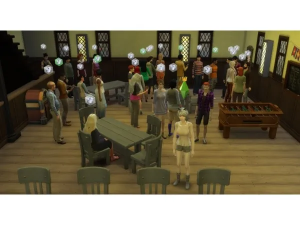 Mix More Club Members Mod m0de by simsfinds - The Sims 4 Custom Content