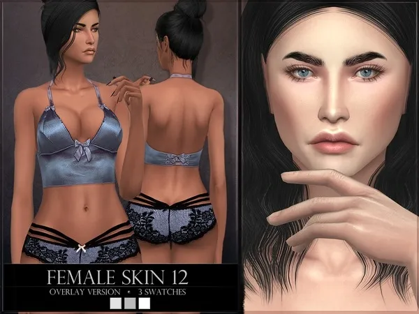 Alpha Female skin 12 OVERLAY by thesimsresource - The Sims 4 Custom Content