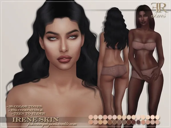 Alpha Irene Skin - The Sims 4 Custom Content