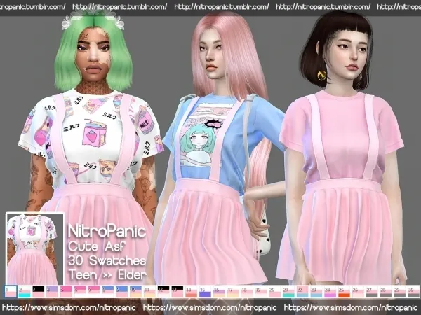 Alpha Cute Asf (Fullbody) - The Sims 4 Custom Content