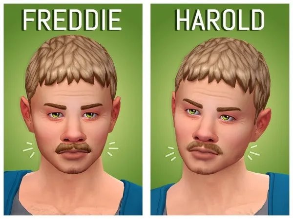 Maxis Match MystericSims Queen Facial Hair The Witching Hour by simlishkitsch - The Sims 4 Custom Content