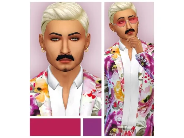 Maxis Match Townie makeover Diego Lobo by simsfinds - The Sims 4 Custom Content