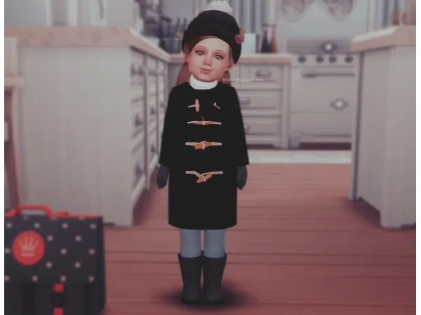 Alpha Burberry Coat Jeans by simsfinds - The Sims 4 Custom Content