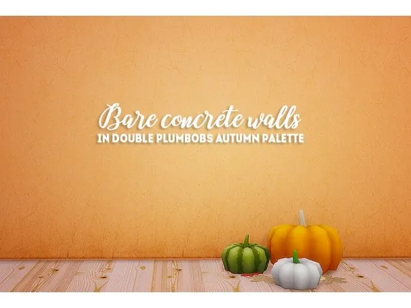 Maxis Match HS bare concrete walls cherie by simsfinds - The Sims 4 Custom Content