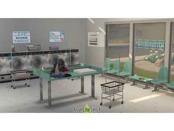 Around the Sims 4 | Laundromat