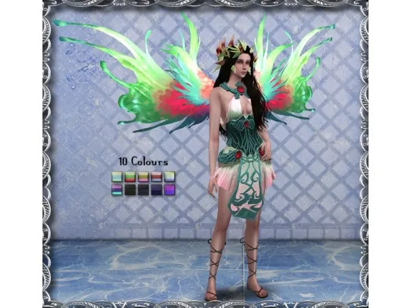 Maxis Match Fairy Wings Set by lunanelfeah - The Sims 4 Custom Content