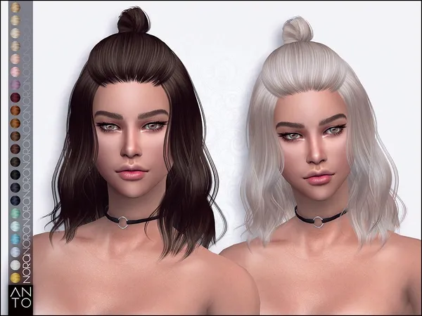 Alpha Anto Nora (Hairstyle) by thesimsresource - The Sims 4 Custom Content