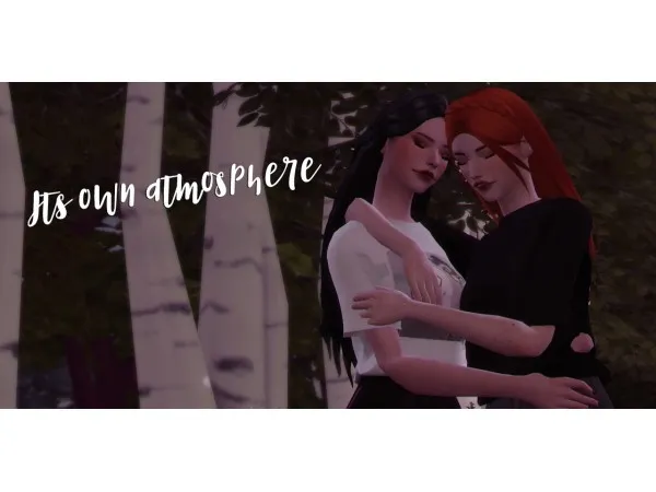 Alpha POSEPACK ITS OWN ATMOSPHERE by simsfinds - The Sims 4 Custom Content
