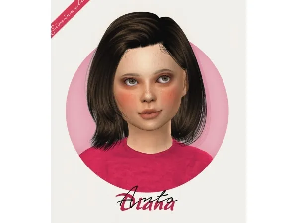 Alpha Anto Diana Kids Version by simsfinds - The Sims 4 Custom Content