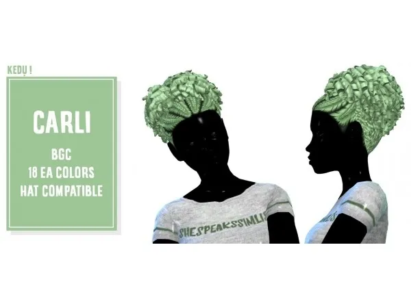 Maxis Match Carli hair by simsfinds - The Sims 4 Custom Content