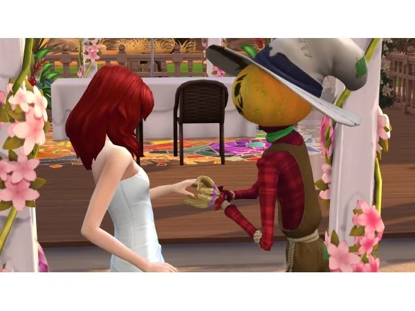 Mix Patchy The Scarecrow Behaviour by simsfinds - The Sims 4 Custom Content