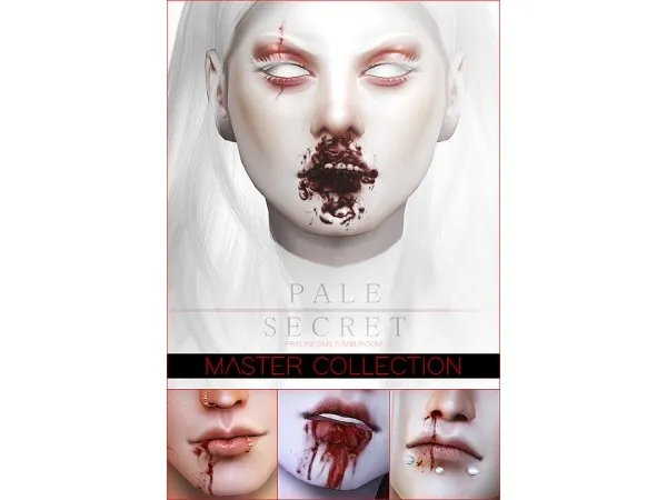 Alpha UPDATED PALE SECRET MASTER COLLECTION by pralinesims - The Sims 4 Custom Content