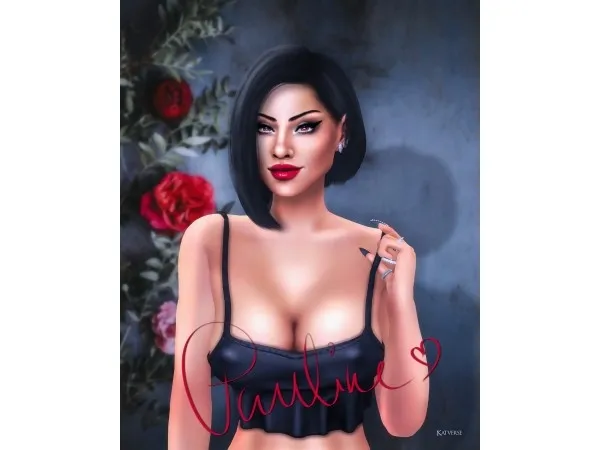 Alpha Pauline by simsfinds - The Sims 4 Custom Content