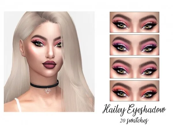 Alpha Hailey Eyeshadow by frostsims - The Sims 4 Custom Content