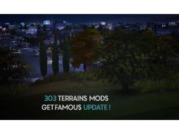 Alpha 303 K Terrains Mod Get Famous Update hippie by simsfinds - The Sims 4 Custom Content