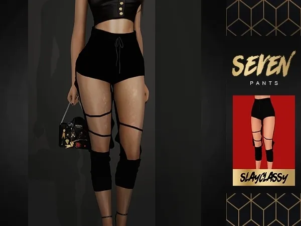 Alpha SlayClassy Seven Pants by slayclassy - The Sims 4 Custom Content