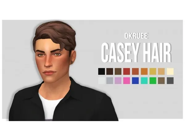 Maxis Match Casey Hair by simsfinds - The Sims 4 Custom Content