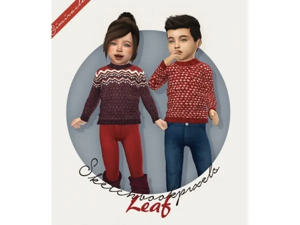 Alpha simiracle Sketchbbokpixels Leaf 3T4 by simsfinds - The Sims 4 Custom Content