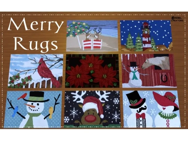 Maxis Match New Christmas set and rebellion by simsfinds - The Sims 4 Custom Content