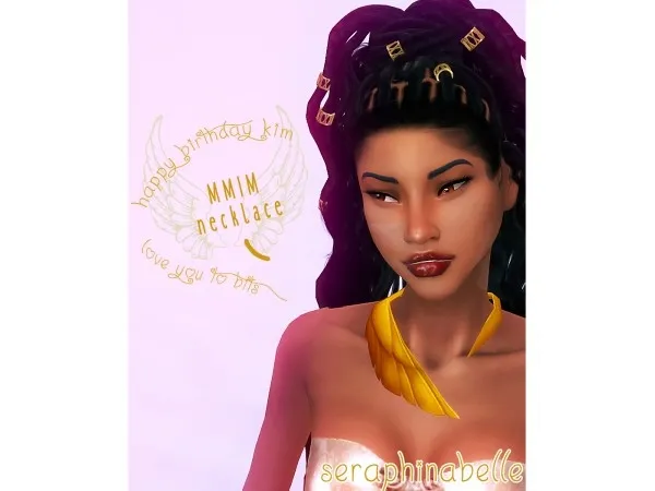 Maxis Match Swan Necklace by simsfinds - The Sims 4 Custom Content