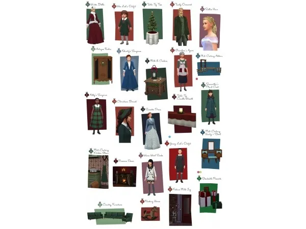 Maxis Match Merry Simsmas by simsfinds - The Sims 4 Custom Content