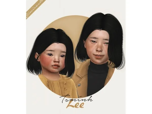 Alpha Tsminh Sims Lee by simiracle - The Sims 4 Custom Content
