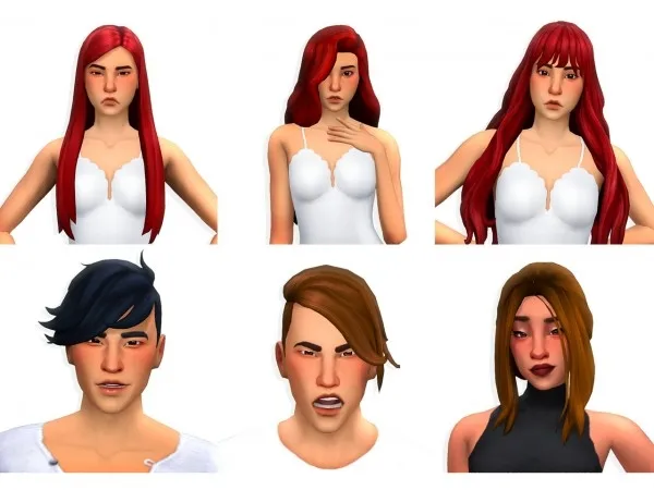 Maxis Match Hair Fix Dump by simandy - The Sims 4 Custom Content