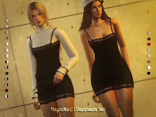 Alpha Magnolia C Daydream Set - The Sims 4 Custom Content