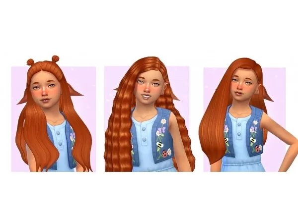 Maxis Match ENRIQUE HAIRSTYLES Converted for Children by simsfinds - The Sims 4 Custom Content