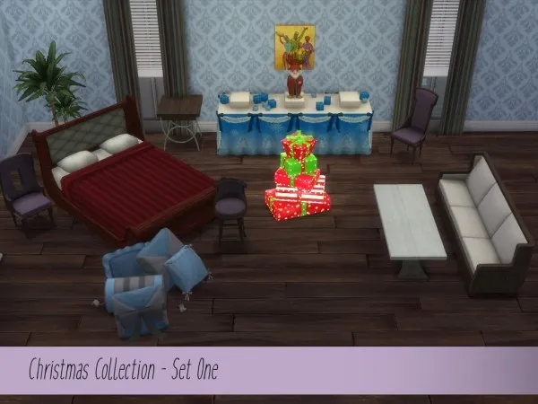 Maxis Match Christmas Collection 2018 by simsfinds - The Sims 4 Custom Content