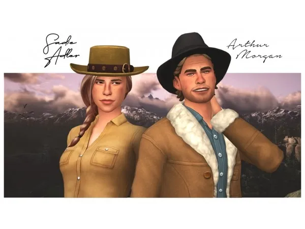 Maxis Match Red Dead Redemption 2 Meets by simsfinds - The Sims 4 Custom Content