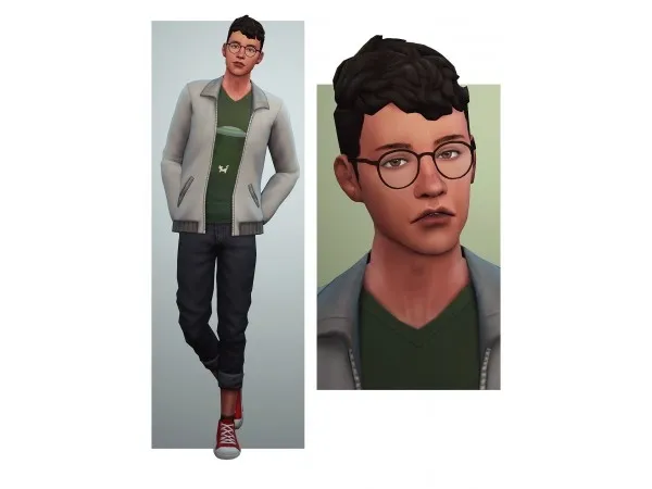 Maxis Match Sim request 02 Ben e by simsfinds - The Sims 4 Custom Content