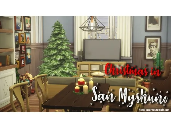 Christmas in San Myshuno *NO CC* by ronniescorner