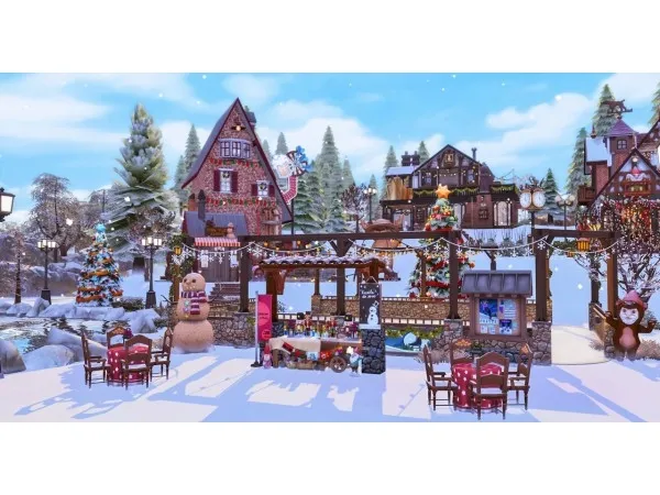 Maxis Match WINTER FESTIVAL (NO ) sims3 by simsfinds - The Sims 4 Custom Content