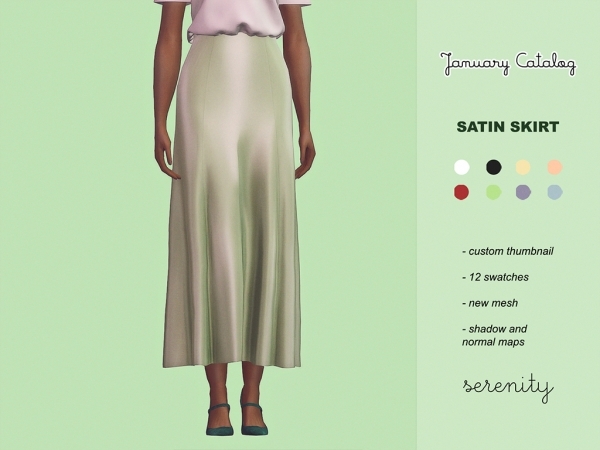 Midi skirt shop sims 4 cc