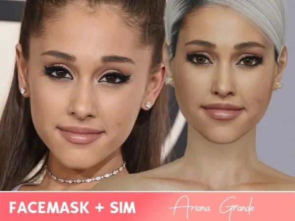 Alpha ARIANA GRANDE SIM SKIN by redheadsims - The Sims 4 Custom Content