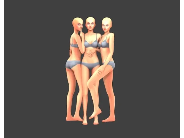 Maxis Match simunderstood GIRLS POWER by simsfinds - The Sims 4 Custom Content