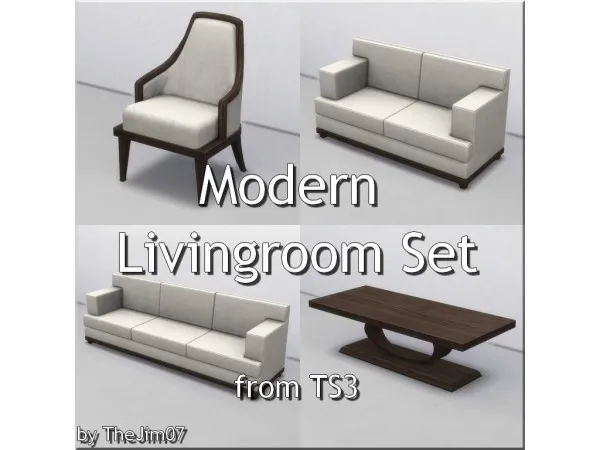 Maxis Match ModernLivingroom Set From by simsfinds - The Sims 4 Custom Content