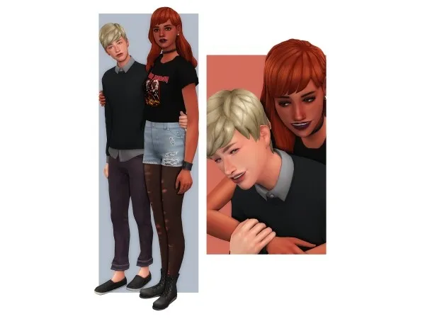 Maxis Match strik e Sim request 11 by simsfinds - The Sims 4 Custom Content