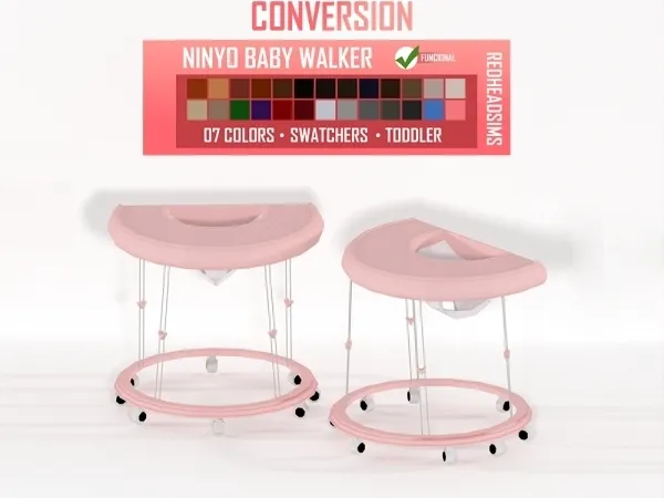 Alpha NINYO BABY WALKER by redheadsims - The Sims 4 Custom Content