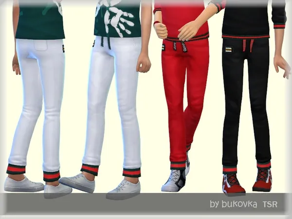 Alpha Pants Gu by thesimsresource - The Sims 4 Custom Content